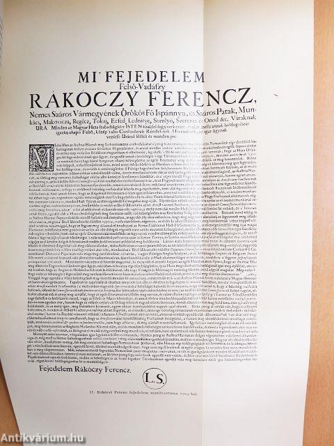 Rákóczi emlékkönyv I-II.