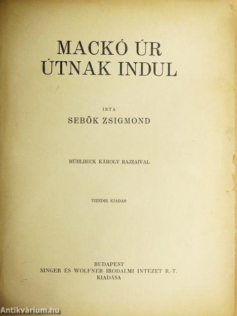 Mackó úr útnak indul