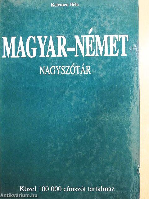 Magyar-német nagyszótár