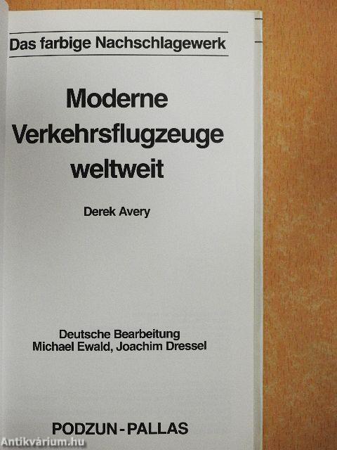 Moderne Verkehrsflugzeuge weltweit