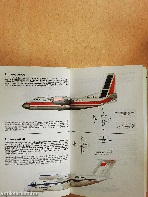 Moderne Verkehrsflugzeuge weltweit