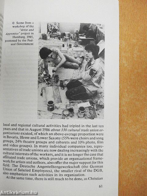 Private Cultural Promotion in the Federal Republic of Germany