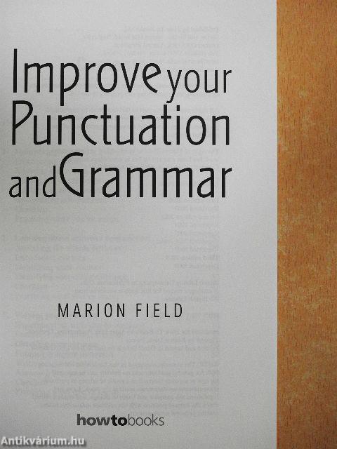 Improve your Punctuation and Grammar