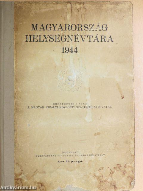 Magyarország helységnévtára 1944