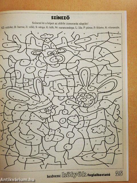 Kedvenc Kölyök Foglalkoztató nagyoknak 2016/22.