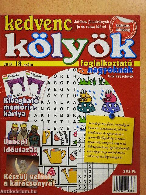 Kedvenc Kölyök Foglalkoztató nagyoknak 2015/18.