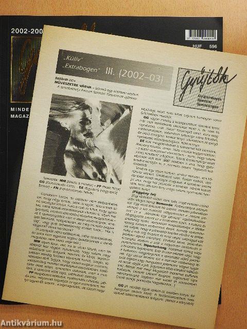 Gyűjtők és gyűjtemények 2002-2003/I.