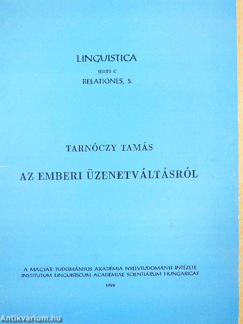 Az emberi üzenetváltásról