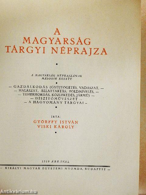 A magyarság néprajza II.