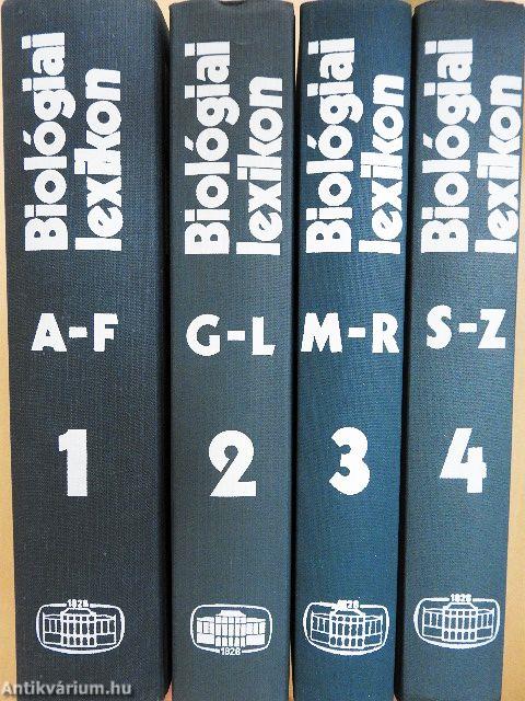 Biológiai lexikon 1-4.