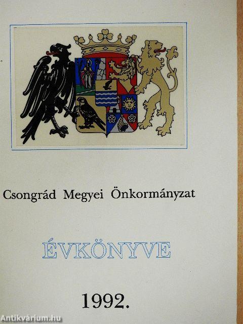 Csongrád Megyei Önkormányzat Évkönyve 1992.