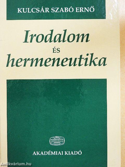 Irodalom és hermeneutika