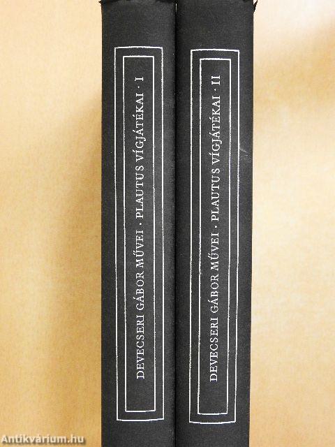 Plautus vígjátékai I-II.