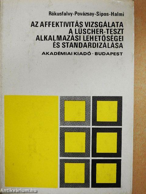 Az affektivitás vizsgálata