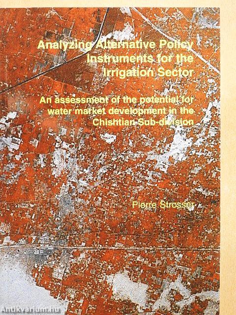 Analyzing Alternative Policy Instruments for the Irrigation Sector