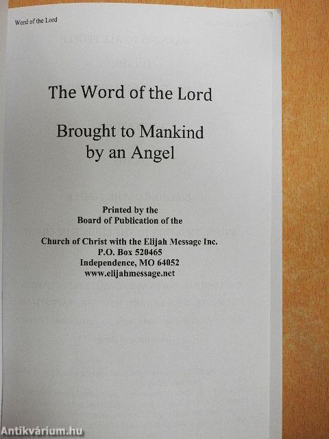 The Word of the Lord
