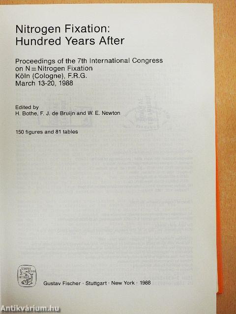 Nitrogen Fixation: Hundred Years After