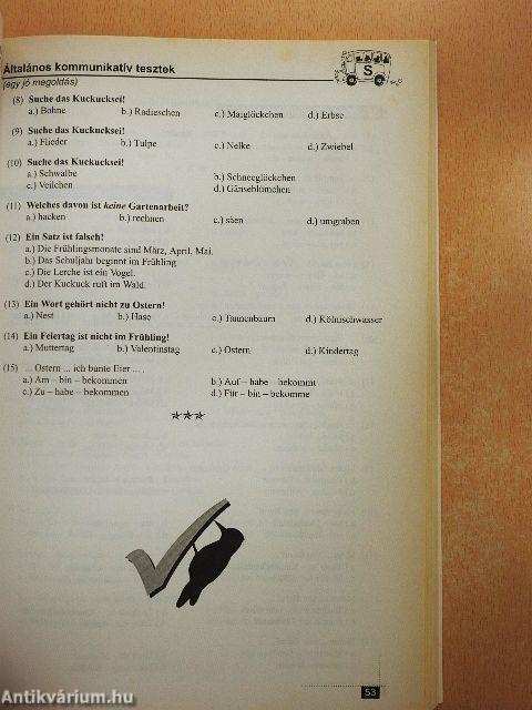 A-Z német nyelvtani és kommunikatív gyakorlatok 4-8. osztályig