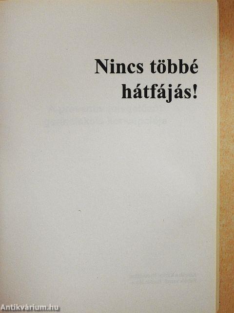 Nincs többé hátfájás
