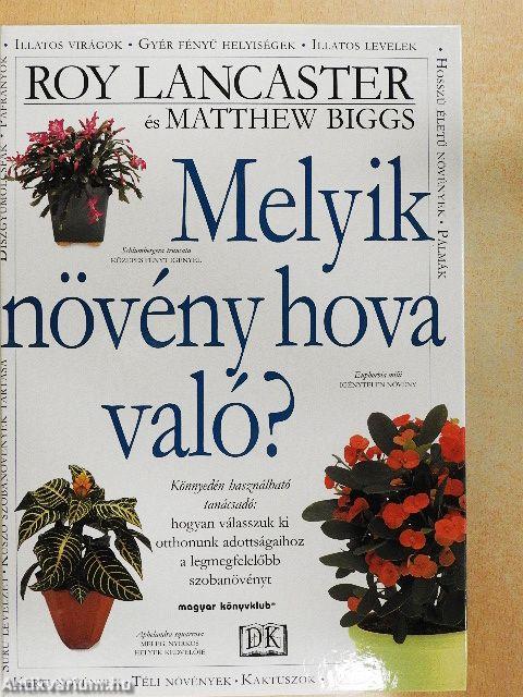 Melyik növény hova való?