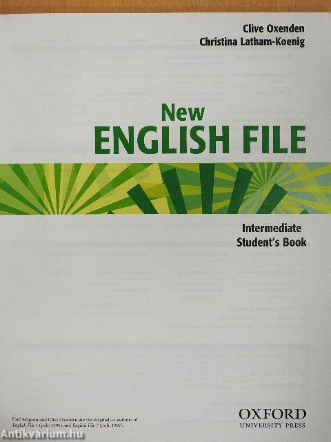New English File - Intermediate - Student's Book