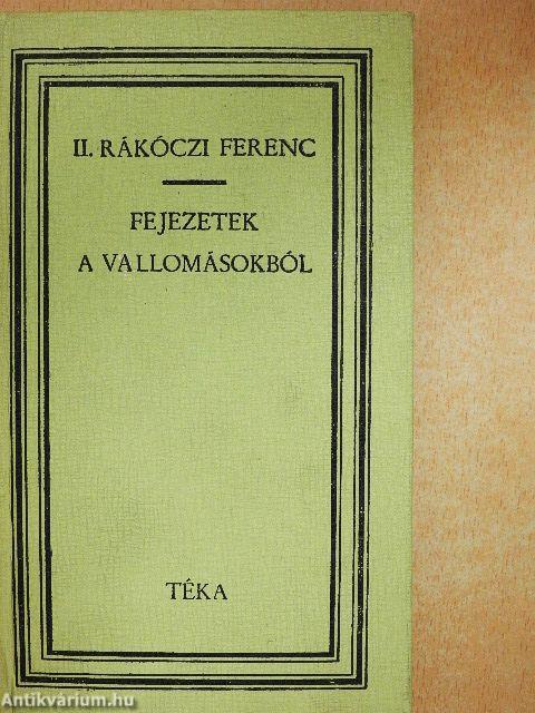 Fejezetek a vallomásokból