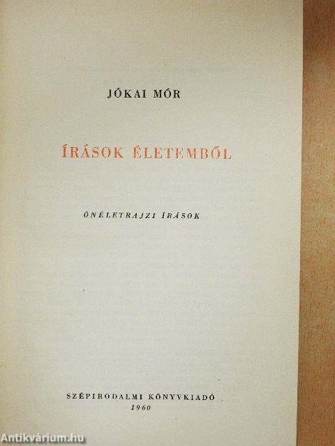 Írások életemből