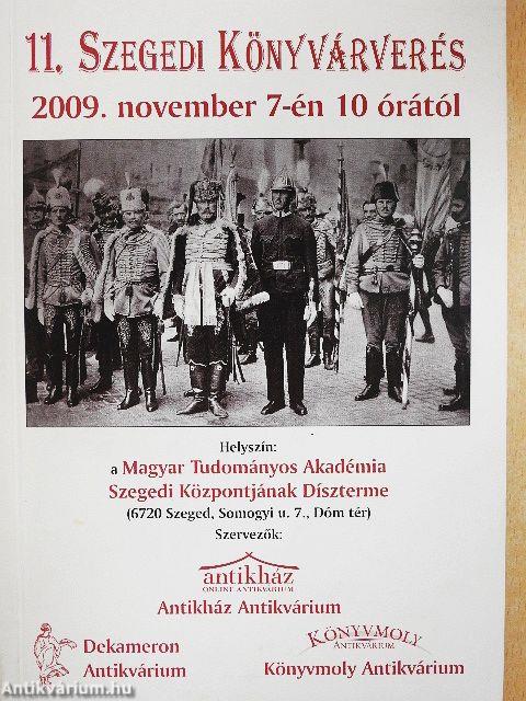 11. Szegedi Könyvárverés