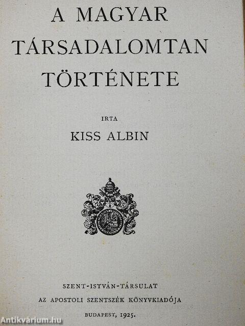 A magyar társadalomtan története