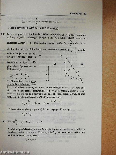 Gimnáziumi összefoglaló feladatgyűjtemény - Fizika - Megoldások