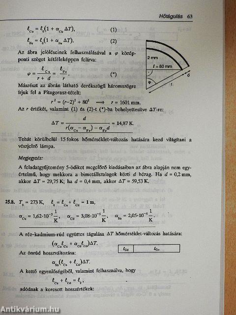 Gimnáziumi összefoglaló feladatgyűjtemény - Fizika - Megoldások