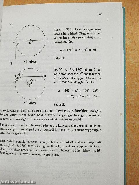 Összefoglaló a matematika érettségi-felvételi vizsgához