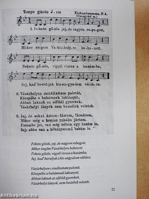 A gőzösnek csattog a kereke