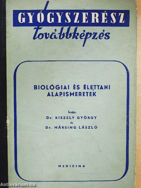 Biológiai és élettani alapismeretek II.