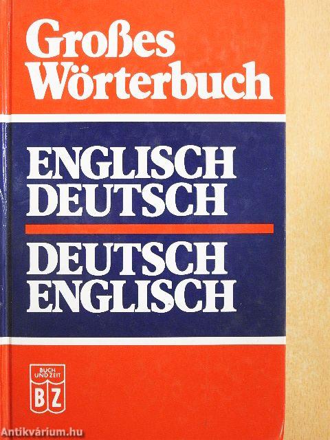 Großes Wörterbuch - Englisch-Deutsch/Deutsch-Englisch