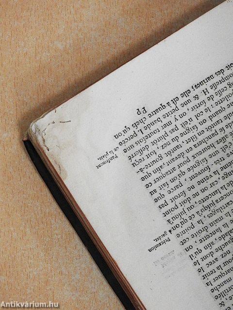 Cours d'operations de Chirurgie II. (töredék)