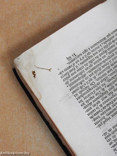 Cours d'operations de Chirurgie II. (töredék)