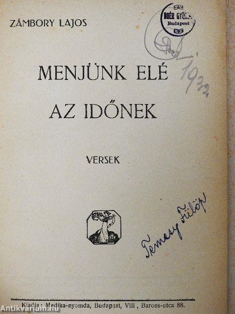 Menjünk elé az időnek