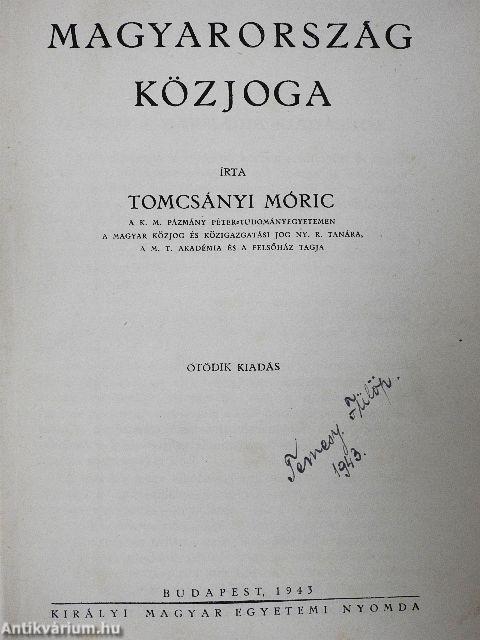 Magyarország közjoga