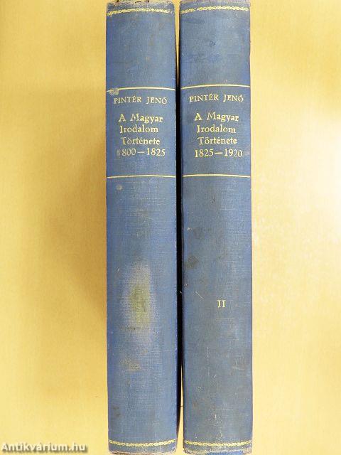 A magyar irodalom történetének kézikönyve I-II.