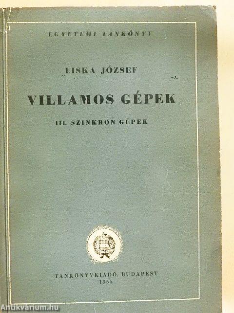 Villamos gépek III.