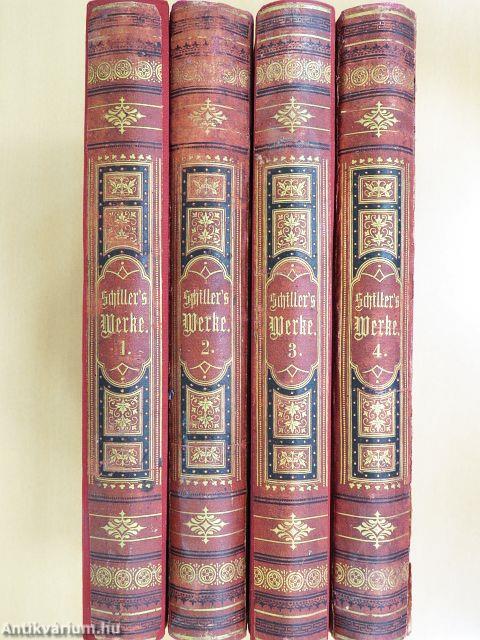 Schillers Werke I-IV. (gótbetűs)