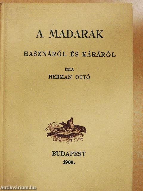 A madarak hasznáról és káráról