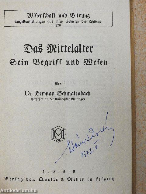 Das Mittelalter (gótbetűs)