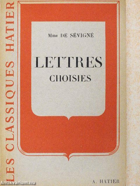Lettres choisies