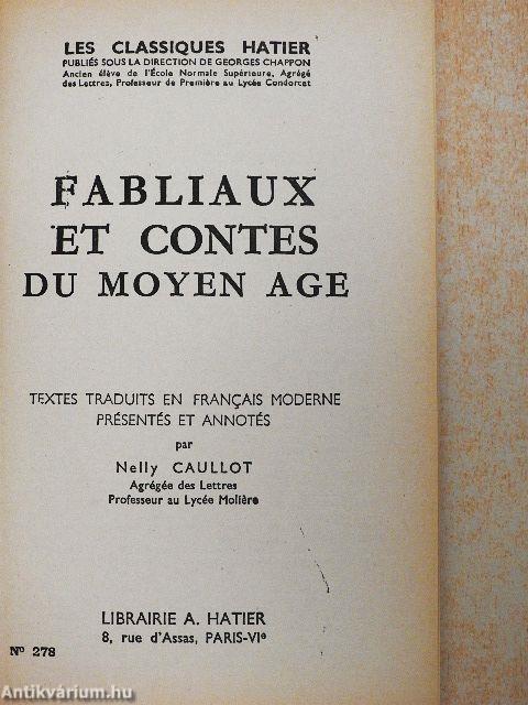 Fabliaux et Contes du moyen age