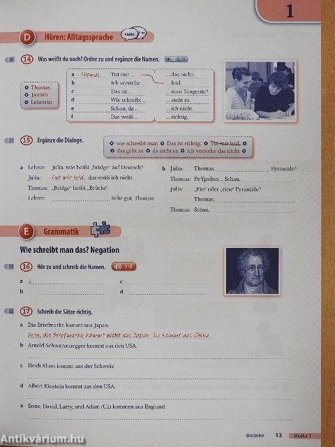 Ideen 1. - Kursbuch/Arbeitsbuch - CD-vel