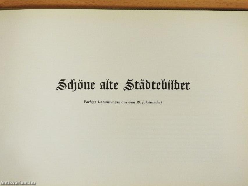 Schöne alte Städtebilder