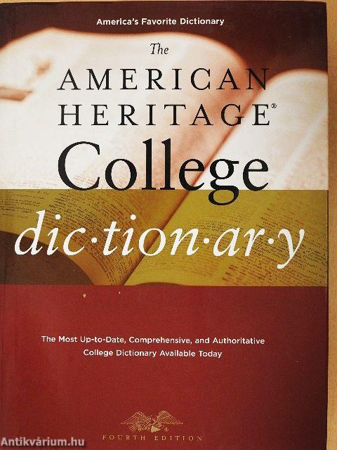 The American Heritage College Dictionary