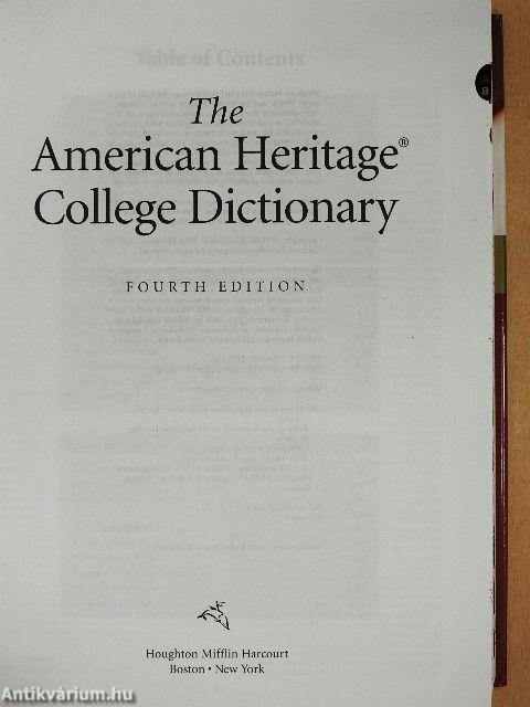 The American Heritage College Dictionary